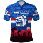 custom-personalised-western-bulldogs-anzac-polo-shirt-simple-style