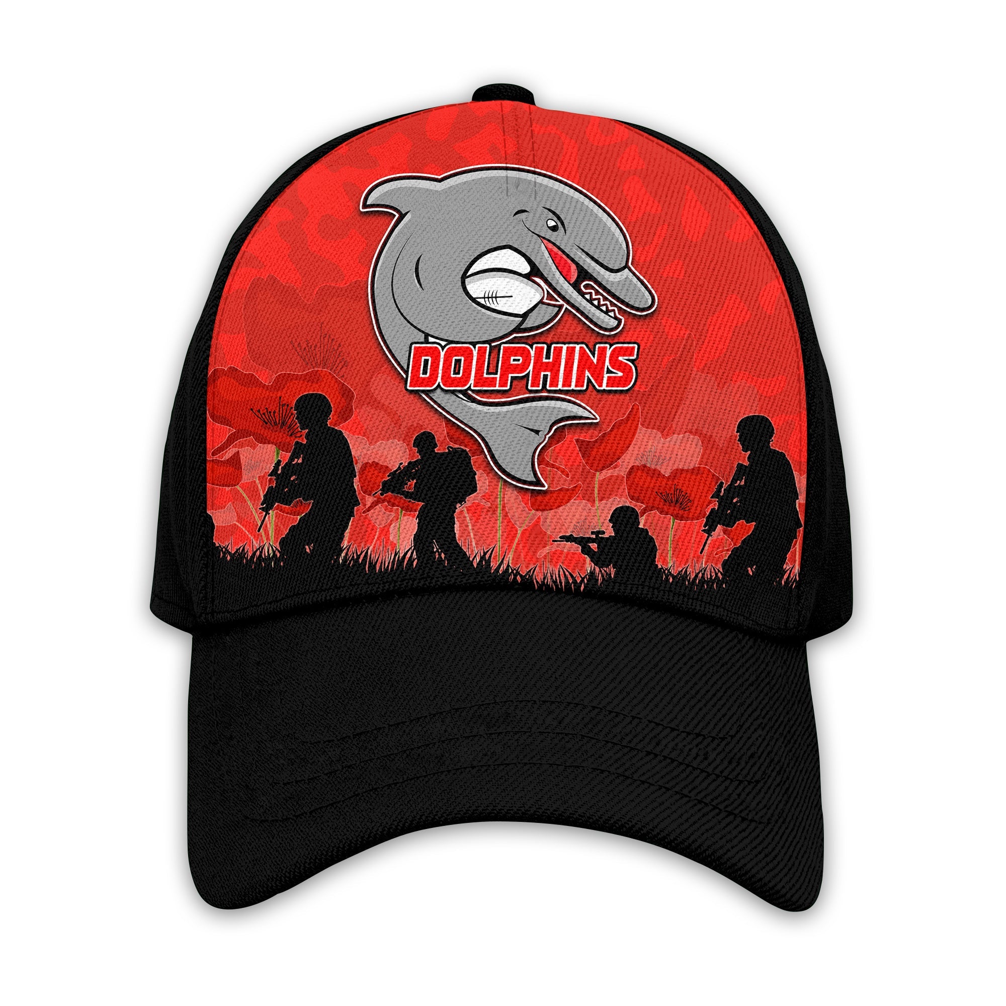 dolphins-rugby-classic-cap-anzac-day-poppy-aboriginal