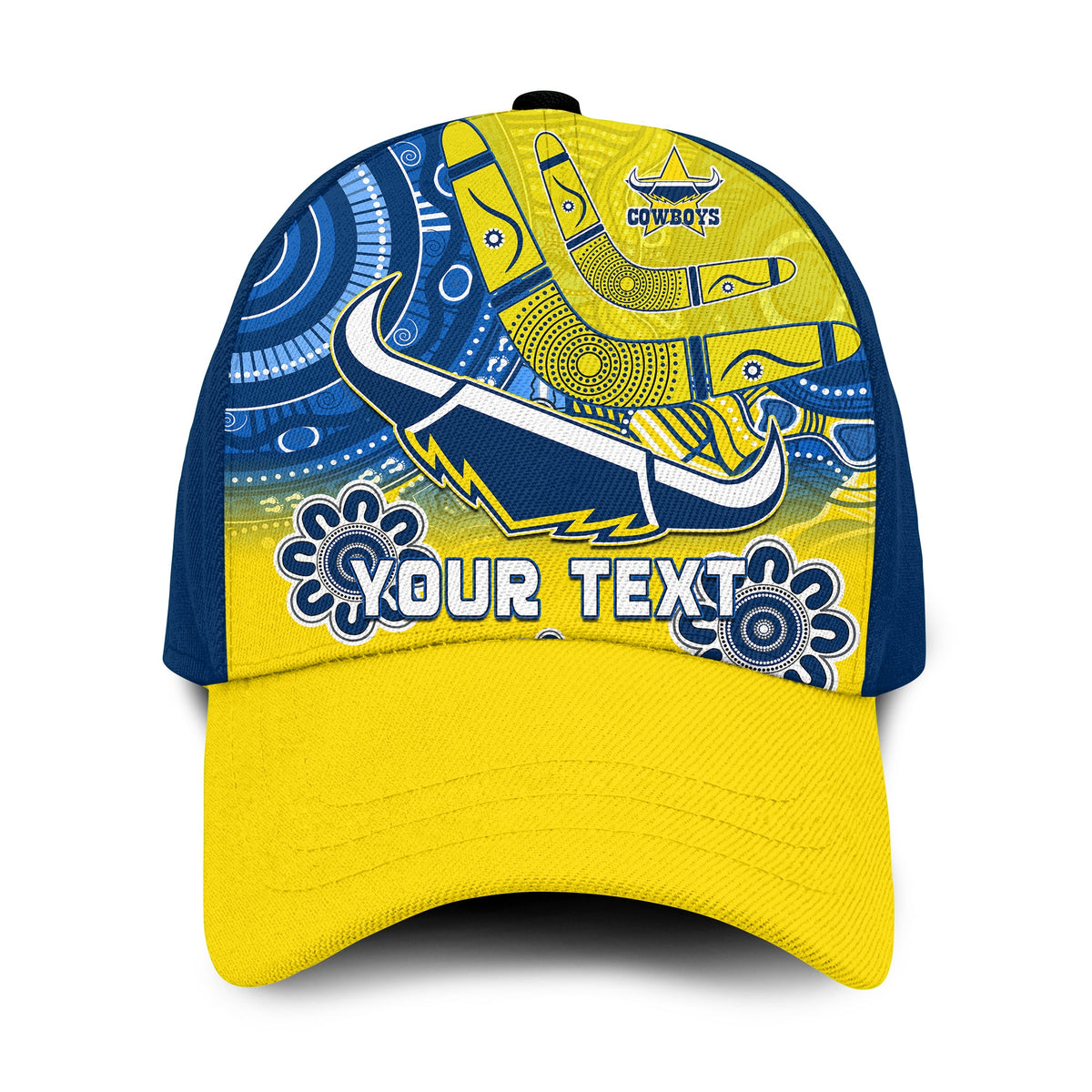 custom-personalised-cowboys-rugby-classic-cap-aboriginal-boomerang-go-premiers-north-queensland-ver03