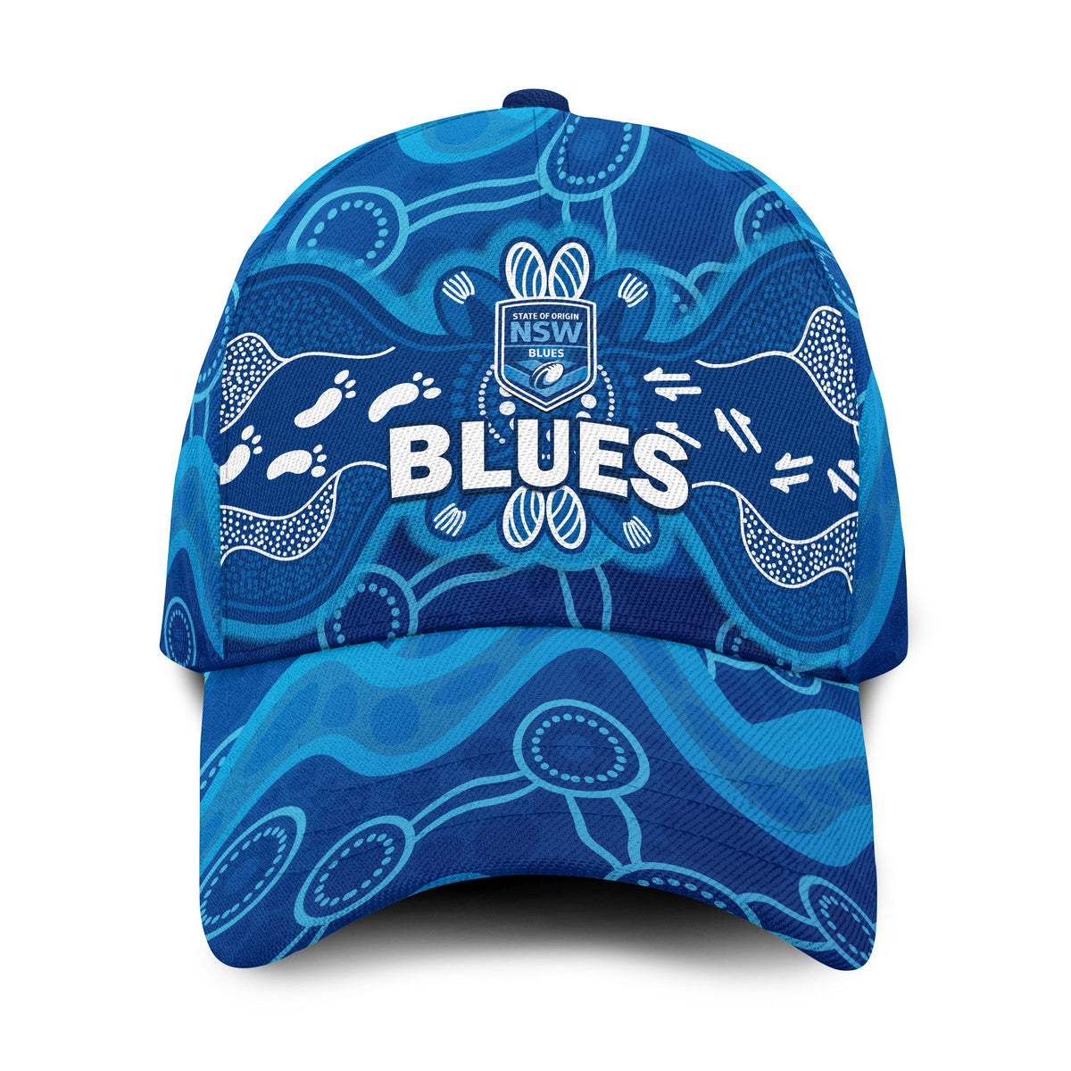 nsw-blues-classic-cap-new-south-wales-aboriginal-art