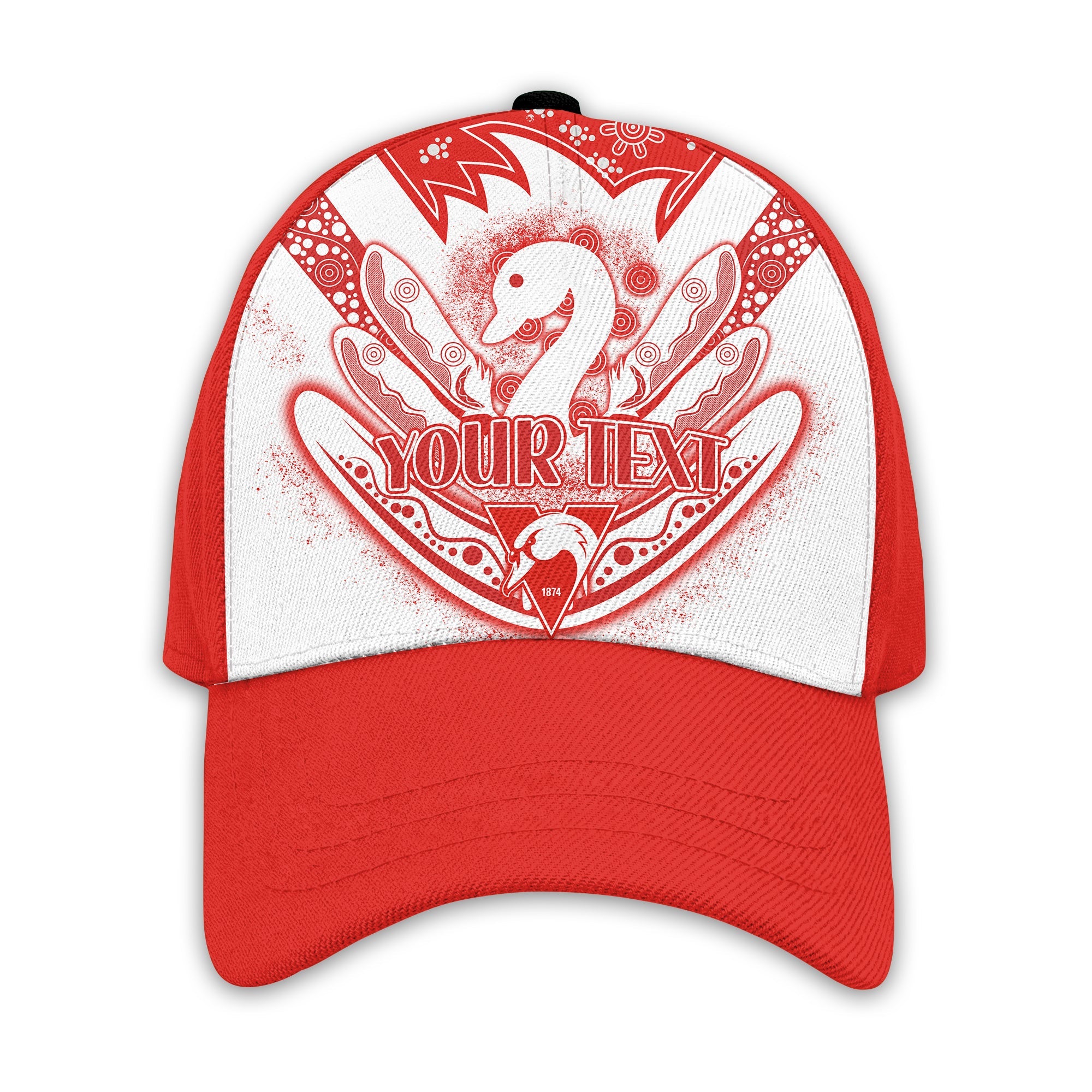 custom-personalised-swans-football-classic-cap-est-1874-aboriginal-boomerang-sydney-bloods-ver02