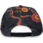 panther-rugby-cap-panthers-aboriginal-with-rugby-ball-indigenous-style-of-dot-painting-traditional