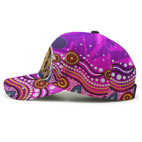 broncos-rugby-cap-broncos-horse-rugby-with-aboriginal-low-poly-style