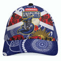 knights-rugby-anzac-aboriginal-cap-newcastle-knights-with-anzac-day-poppy-flower-cap