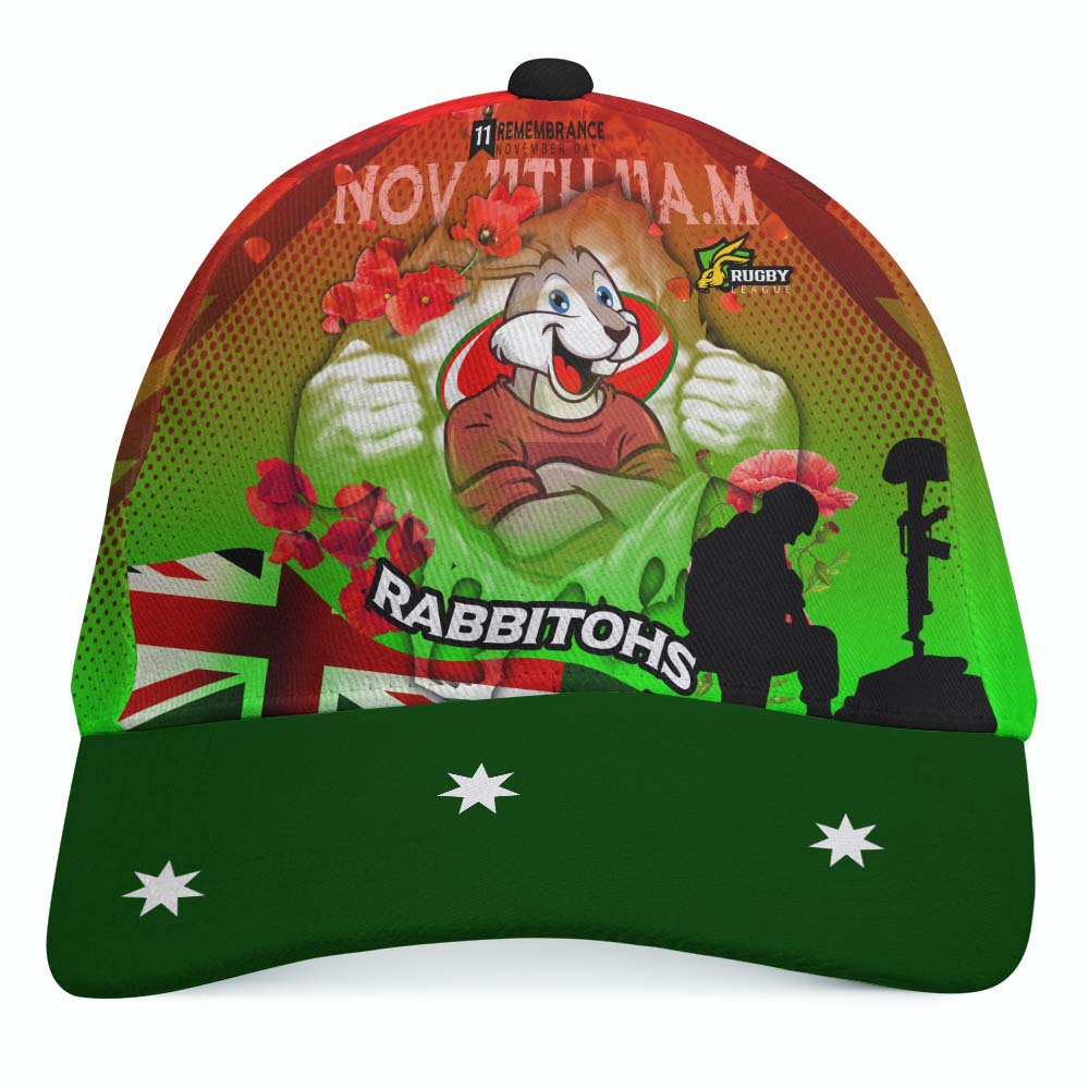 rabbitohs-rugby-cap-remembrance-day-rugby-team-poppies-cap