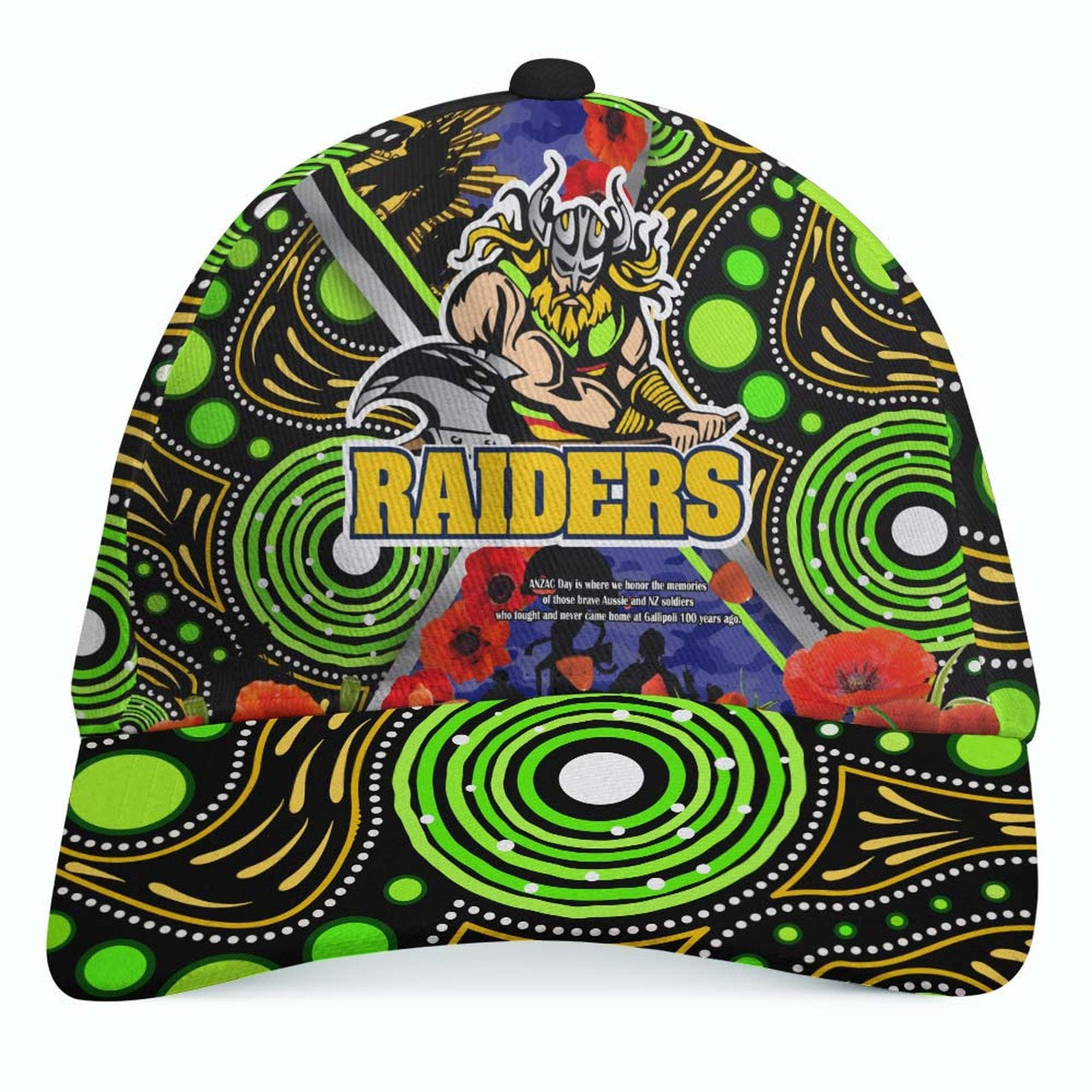 raiders-rugby-anzac-aboriginal-cap-canberra-raiders-with-anzac-day-poppy-flower-cap