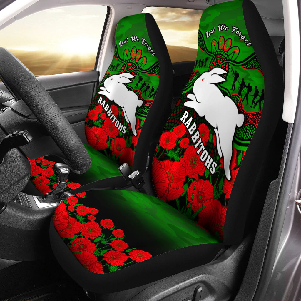 rabbitohs-rugby-anzac-car-seat-covers-south-sydney-camouflage-poppy-aboriginal
