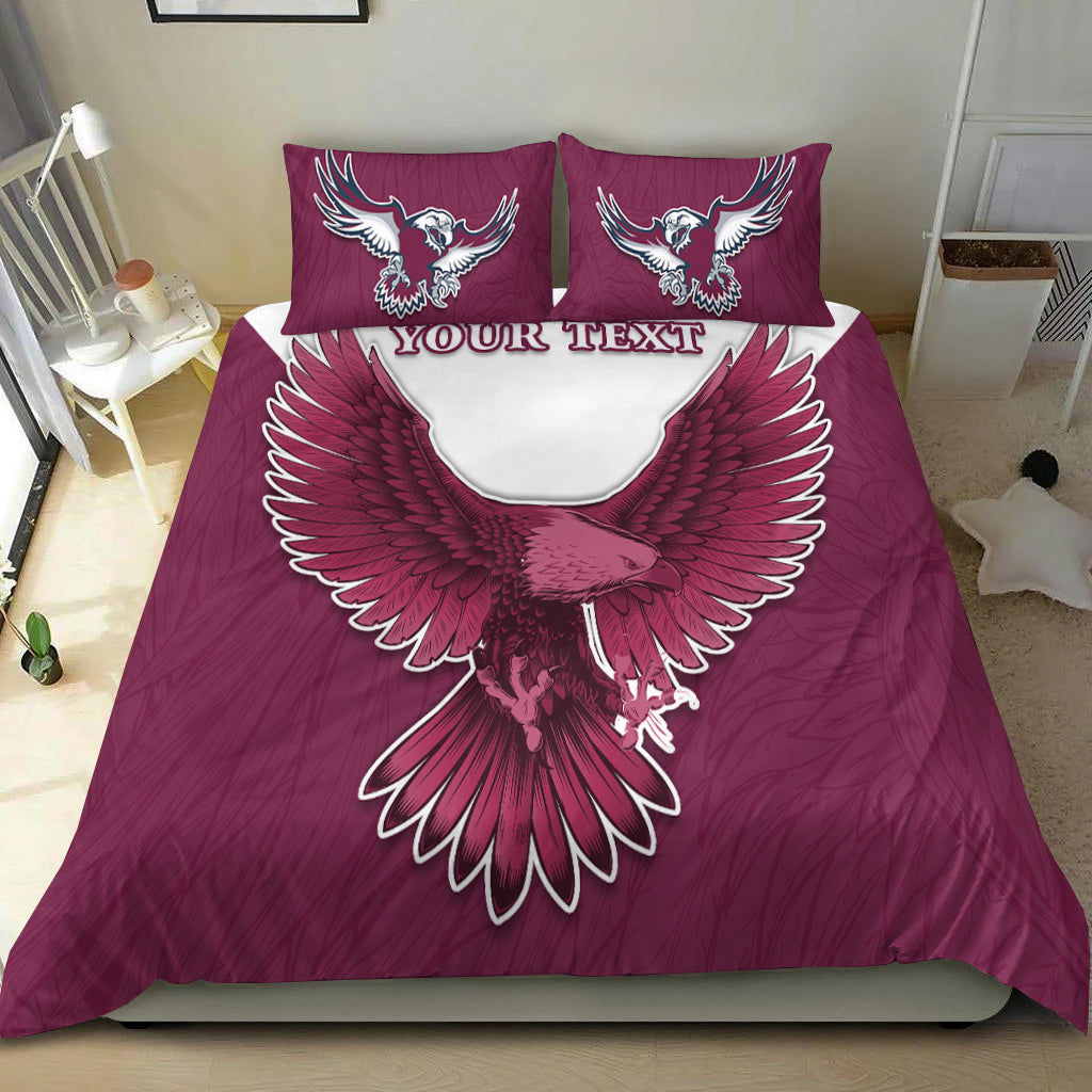 custom-personalised-sea-eagles-2021-bedding-set-manly-warringah-feather