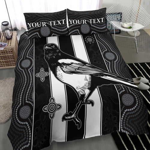 custom-personalised-magpies-indigenous-bedding-set-we-are-the-champions