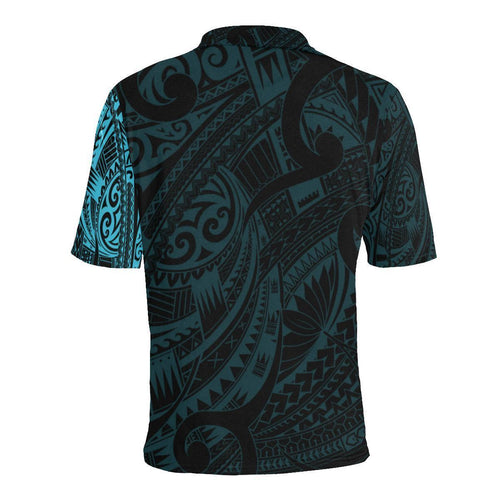 maori-tattoo-style-blue-polo-t-shirt
