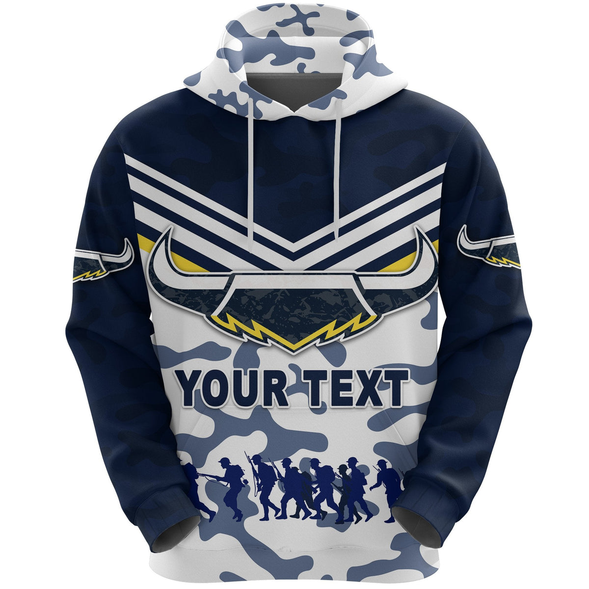 custom-personalised-north-queensland-cowboys-hoodie-anzac-day-camouflage-vibes-white