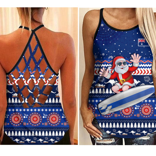 australia-christmas-criss-cross-tank-top-aussie-aboriginal-santa-claus-is-surfing-with-kangaroo