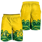 (Custom Peronalised) Australia Cricket Aboriginal Pattern Men Short - LT2