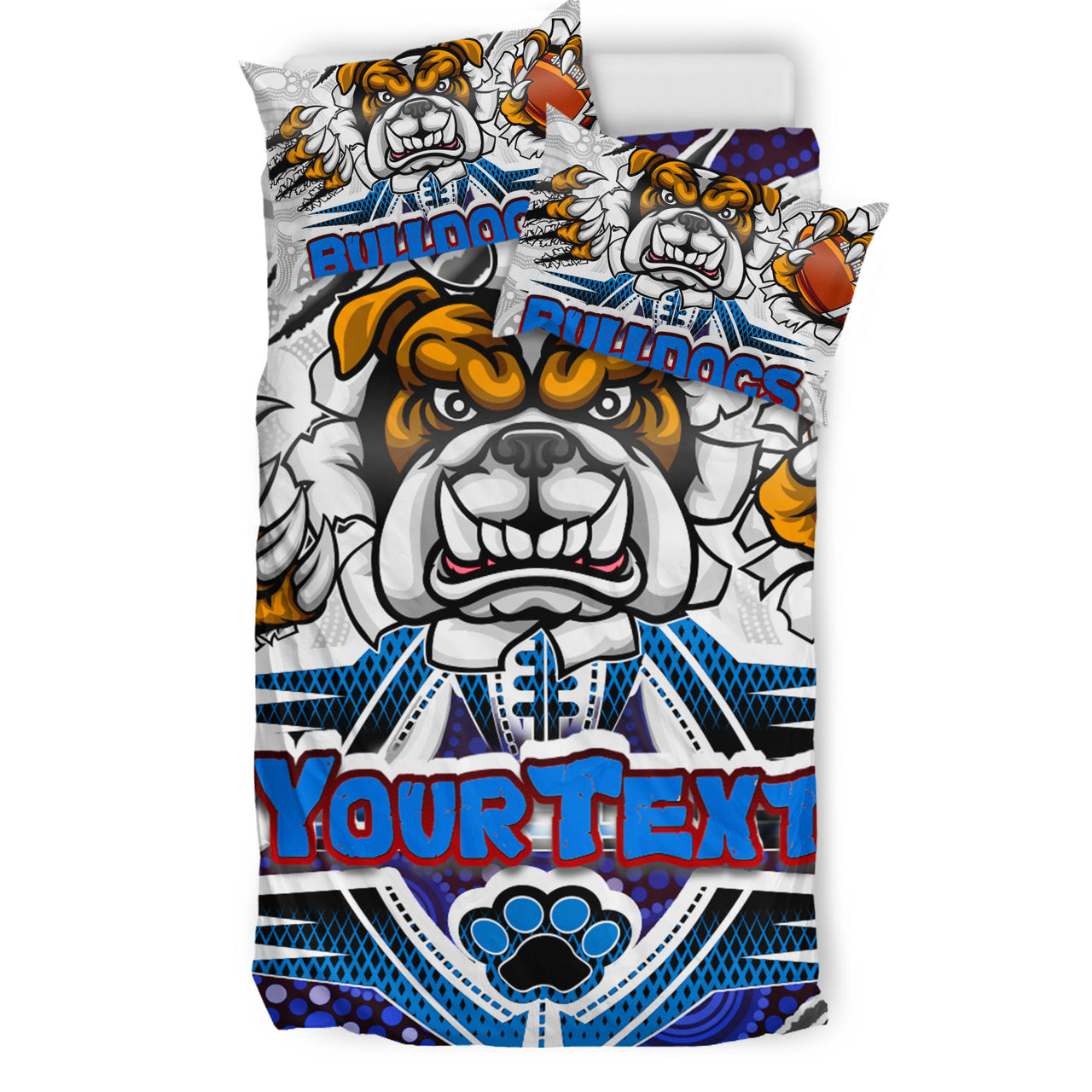 bulldogs-rugby-custom-aboriginal-bedding-set-indigenous-super-bulldogs