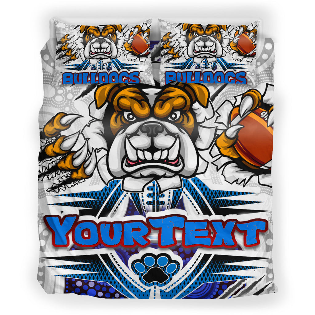 bulldogs-rugby-custom-aboriginal-bedding-set-indigenous-super-bulldogs