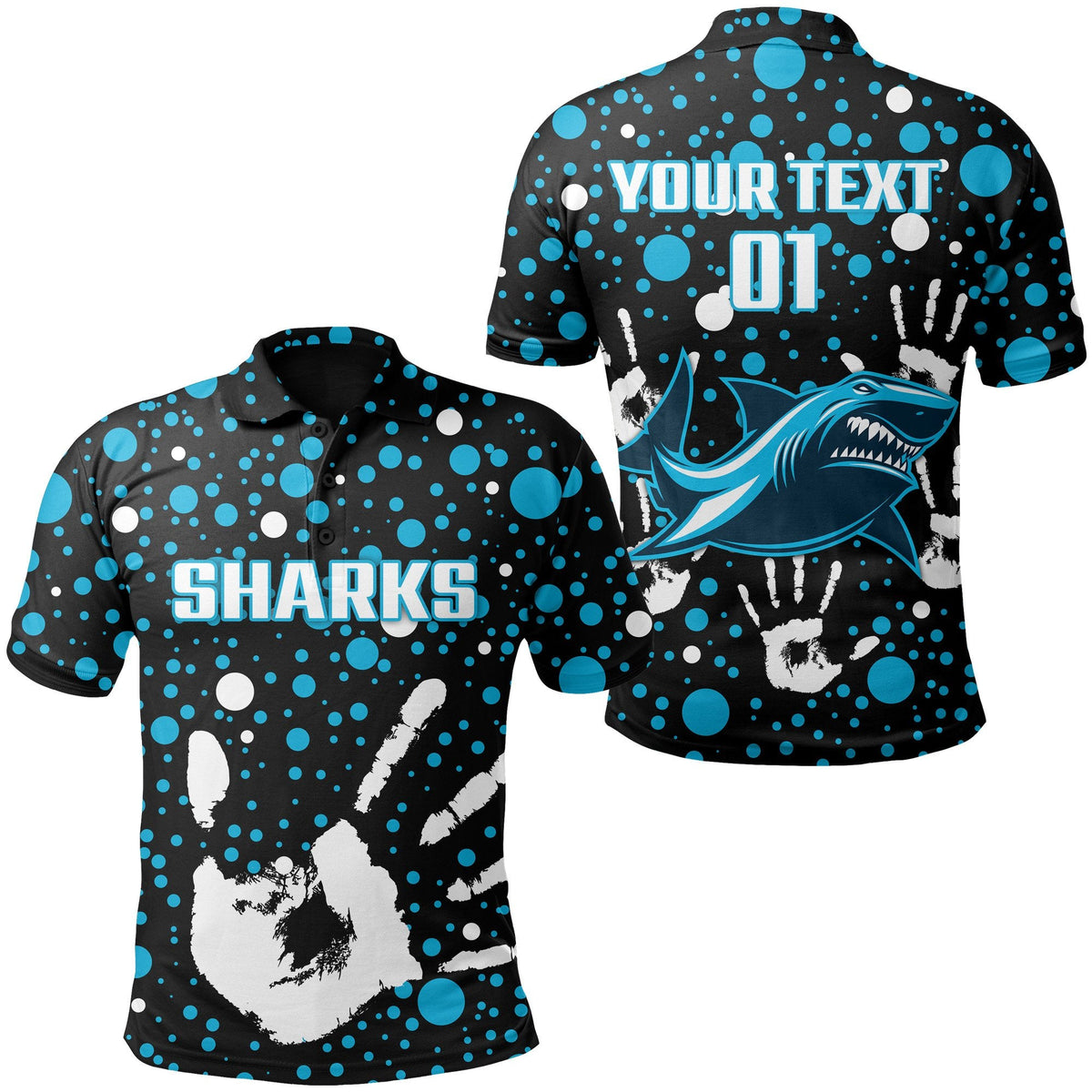 custom-personalised-sharks-rugby-indigenous-polo-shirt-minimalism-version-custom-text-and-number-1