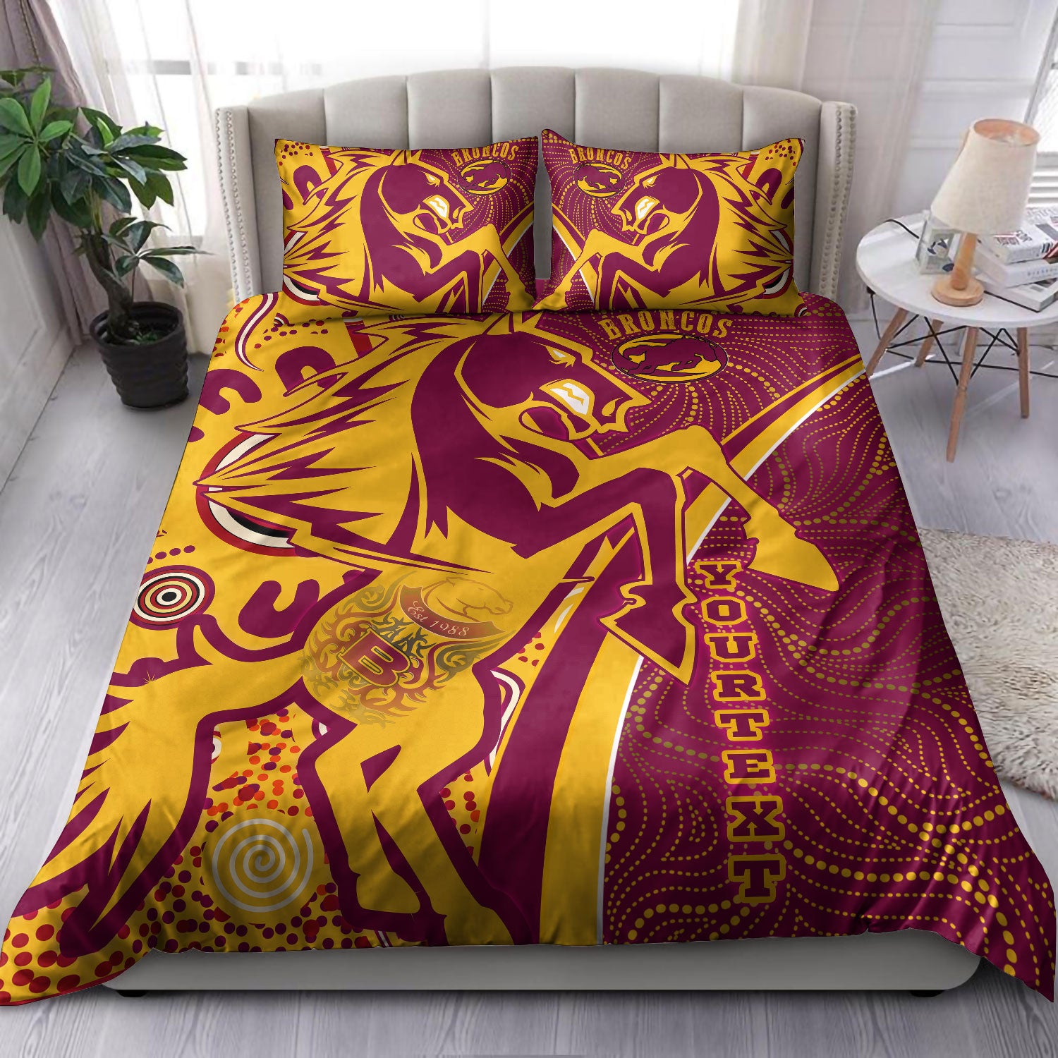 broncos-rugby-bedding-set-custom-brisbane-broncos-pride-with-tattoo-and-aboriginal-art-personalised-name-and-number-bedding-set