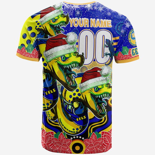 parramatta-eels-rugby-christmas-t-shirt-custom-christmas-super-eels-squad-indigenous-t-shirt