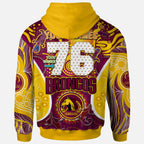 brisbane-broncos-rugby-hoodie-custom-brisbane-broncos-mascot-with-aboriginal-art-personalised-player-and-number-hoodie