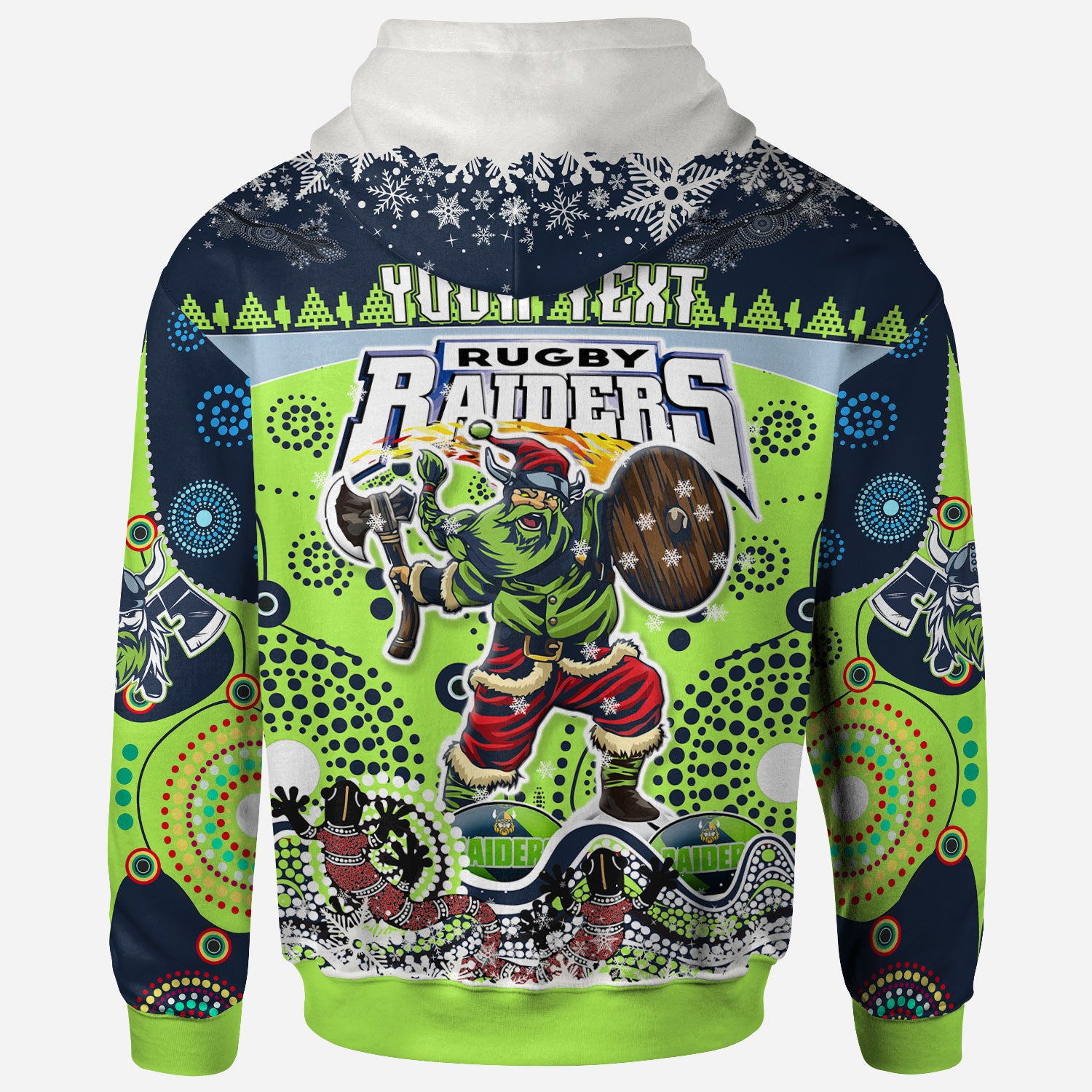 raiders-rugby-christmas-hoodie-custom-merry-viking-raiders-christmas-indigenous-hoodie