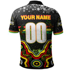 panthers-rugby-christmas-polo-shirt-custom-christmas-indigenous-penrith-panthers-personalised-name-and-number-polo-shirt