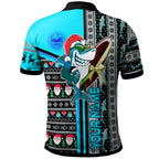 sharks-rugby-polo-shirt-custom-sharks-christmas-with-snowflakes-ho-ho-ho-polo-shirt