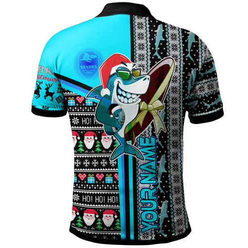 sharks-rugby-polo-shirt-custom-sharks-christmas-with-snowflakes-ho-ho-ho-polo-shirt