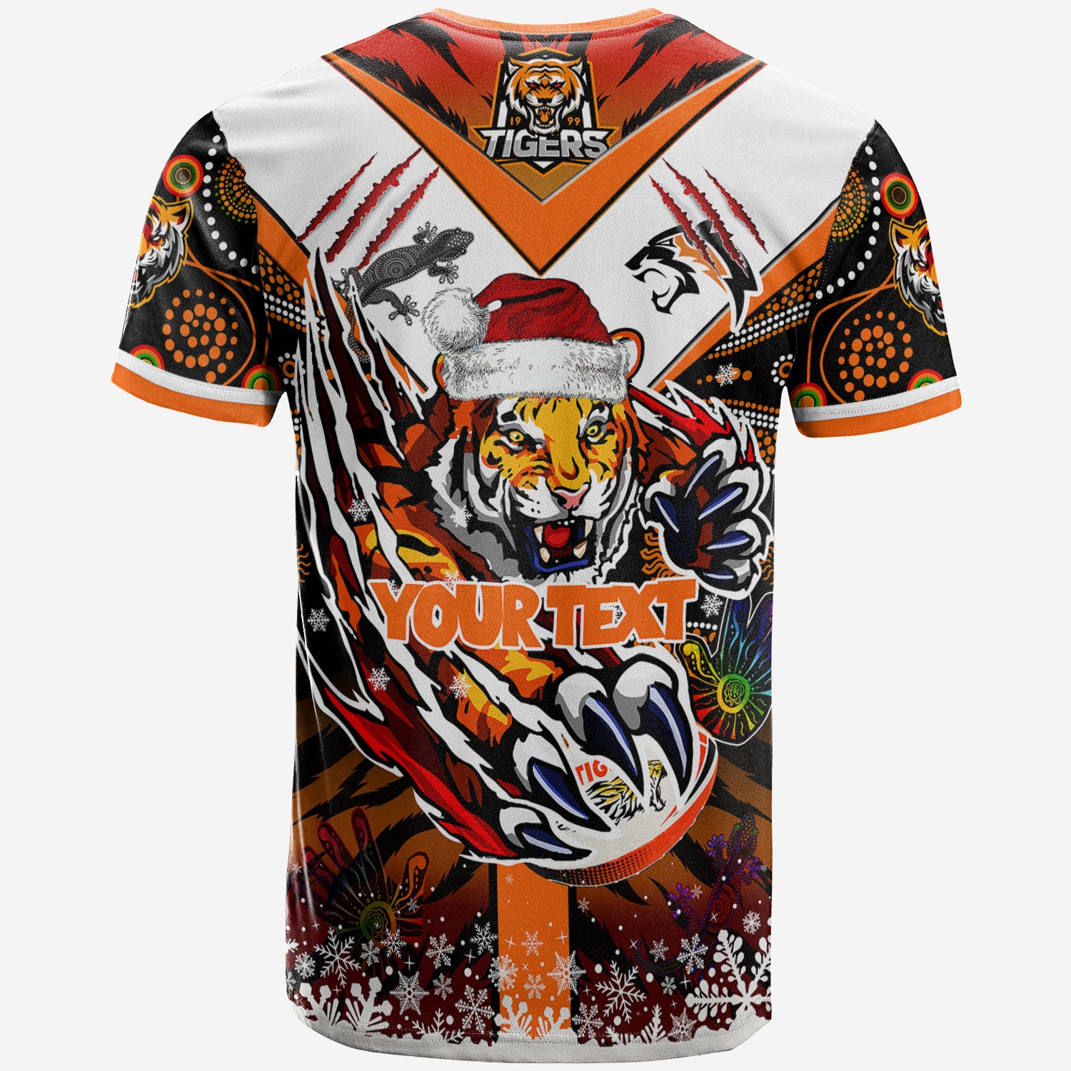 tigers-rugby-christmas-t-shirt-custom-merry-tigers-christmas-indigenous-t-shirt