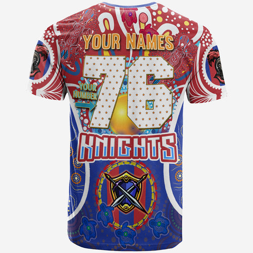 knights-rugby-t-shirt-custom-indigenous-newcastle-knights-mascot-with-aboriginal-art-personalised-player-and-number-t-shirt