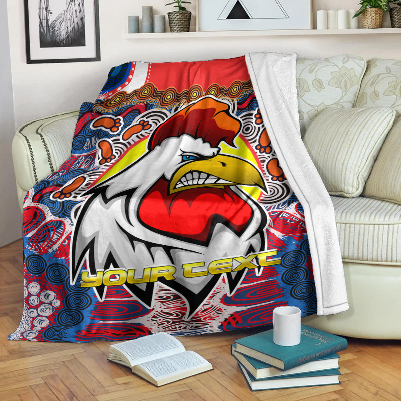 roosters-indigenous-rugby-custom-blanket-protection-under-the-sun