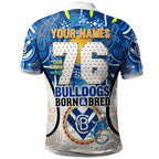 bulldogs-rugby-polo-shirt-custom-bulldogs-mascot-with-aboriginal-art-personalised-player-and-number-polo-shirt