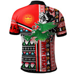 st-george-rugby-christmas-polo-shirt-custom-st-george-xmas-green-dragon-with-snowflakes-and-rugby-ball-polo-shirt