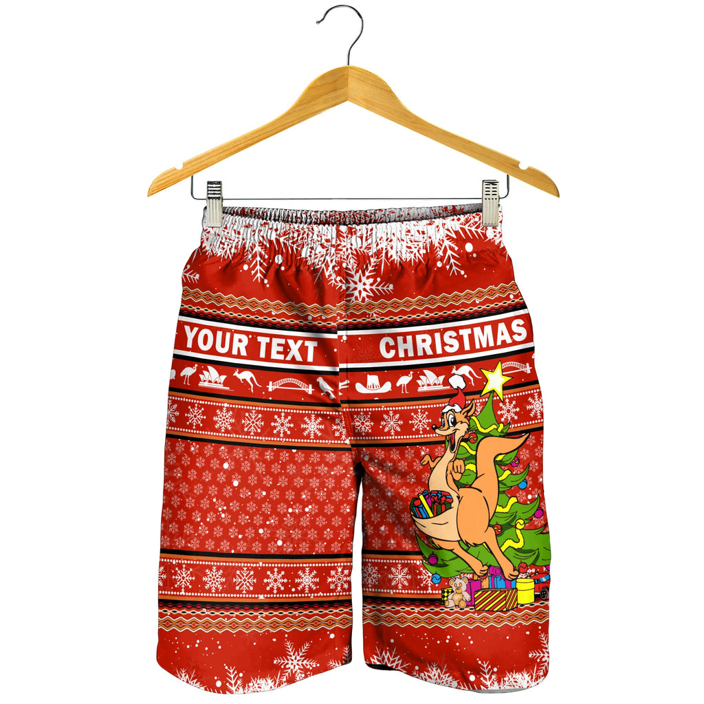 (Custom Peronalised) Australia Christmas Kangaroo Aboriginal Pattern Men Short - LT2
