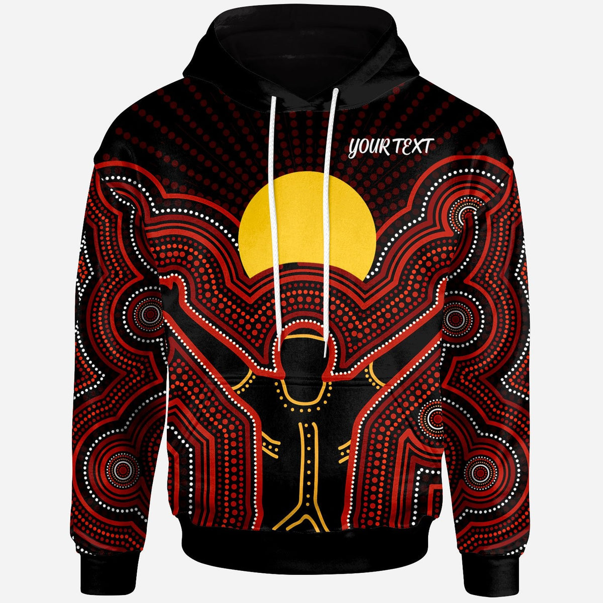 aboriginal-personalised-hoodie-the-sun-always-shines