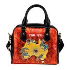[Custom] Aboriginal Shoulder Handbag - Australia Map Hand Patterns Spider Web - Vibe Hoodie