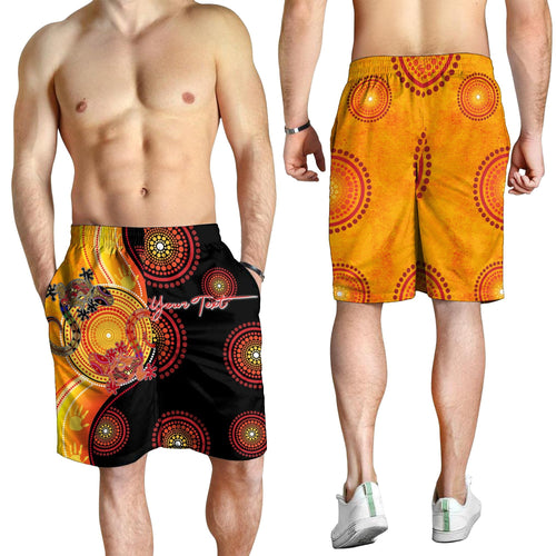 aboriginal-personalised-mens-shorts-couple-aboriginal-lizards