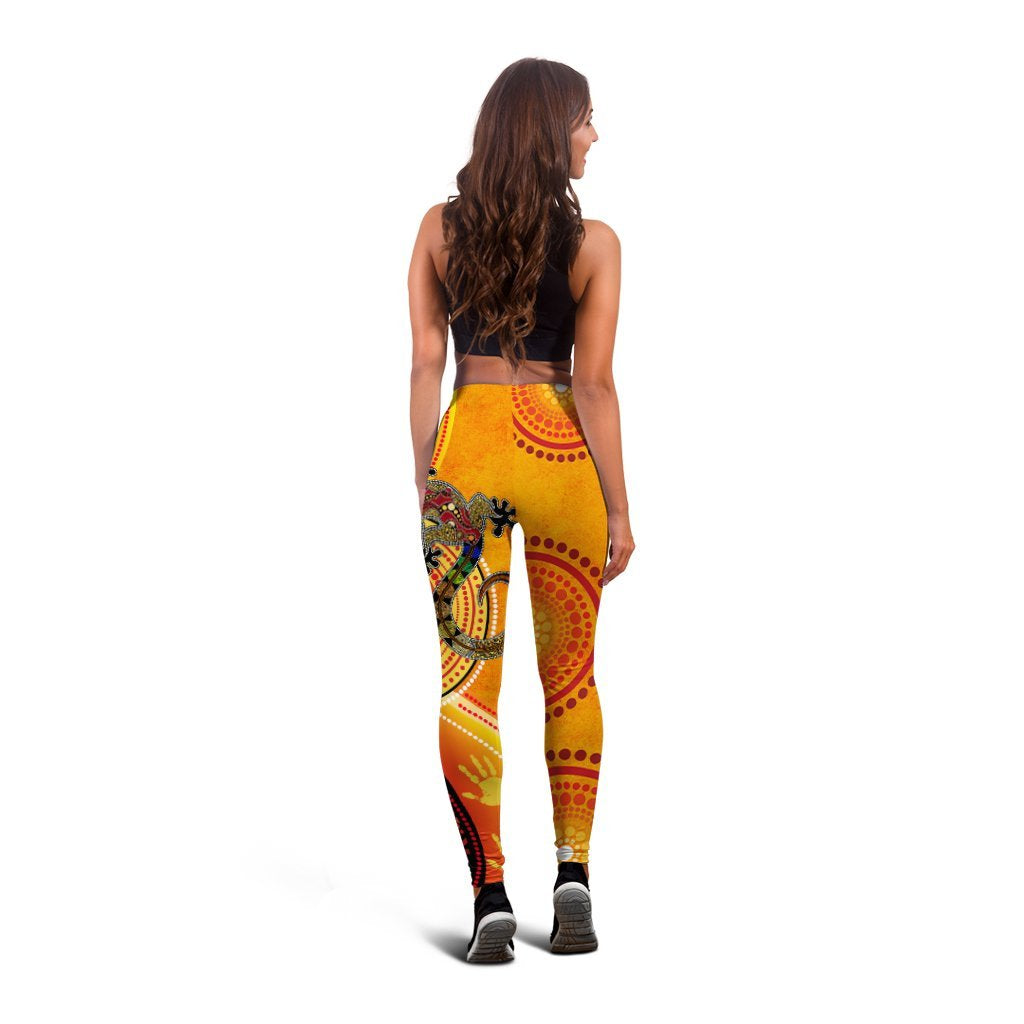 aboriginal-personalised-leggings-couple-aboriginal-lizards