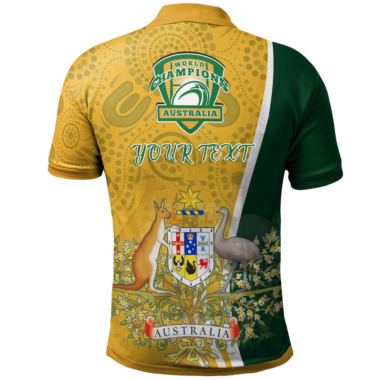 personalised-polo-shirt-australia-coat-of-arm-in-rugby-style