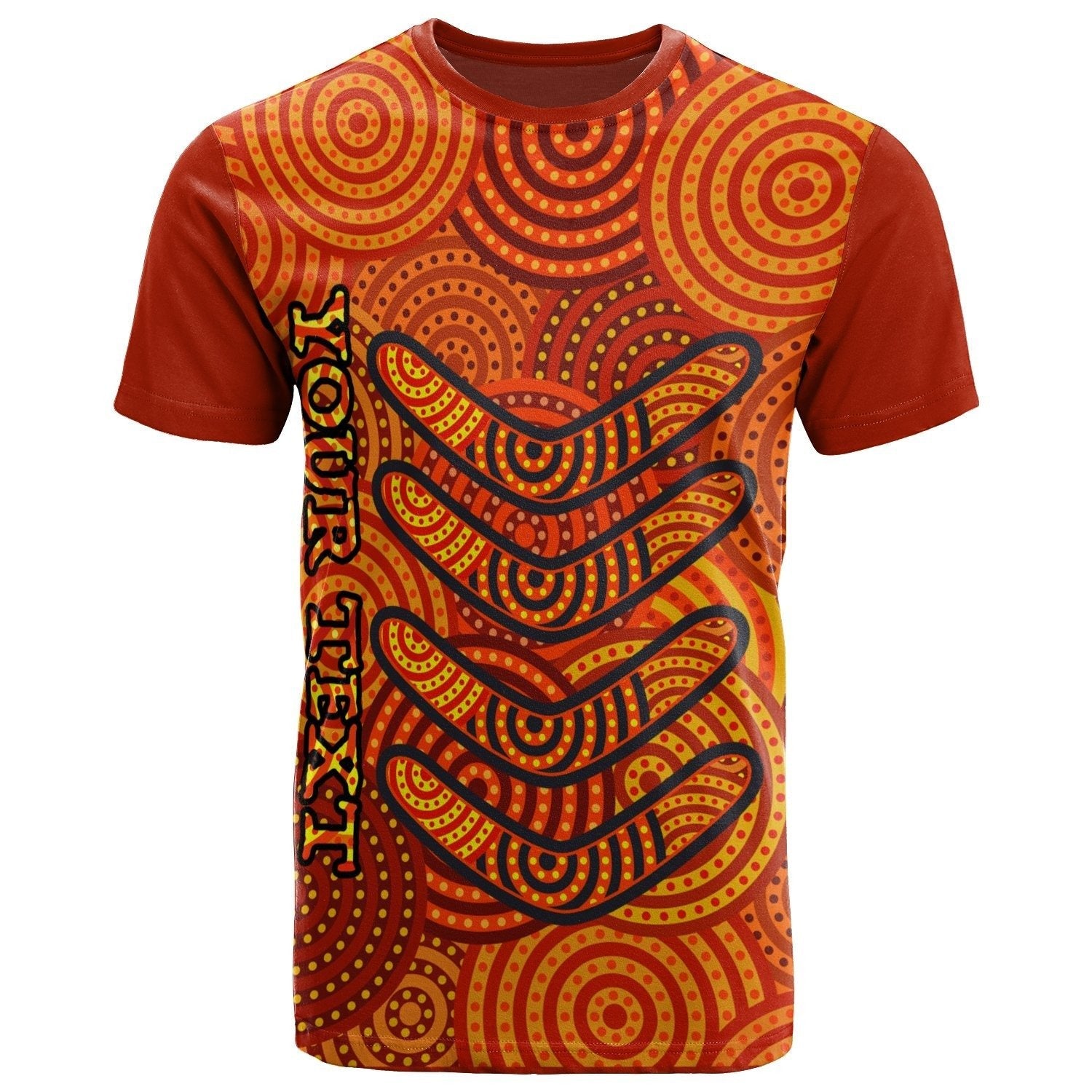 aboriginal-personalised-t-shirt-aboriginal-boomerangs-and-dot-circle