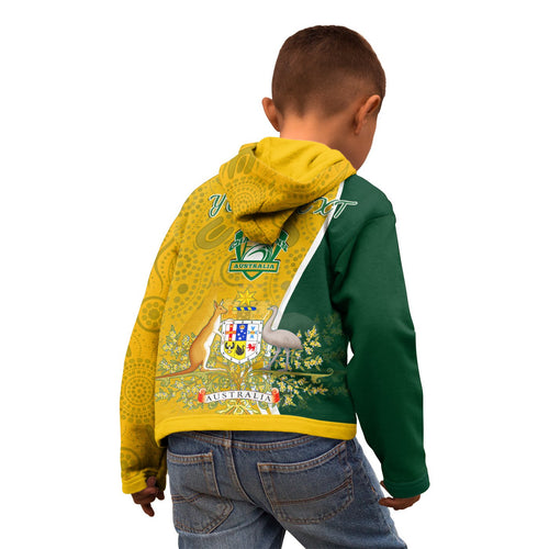 personalised-hoodie-kids-australia-coat-of-arm-in-rugby-style