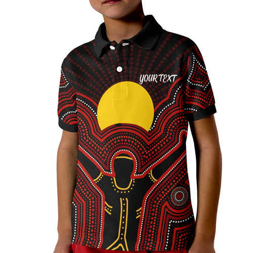 aboriginal-personalised-kid-polo-shirt-the-sun-always-shines
