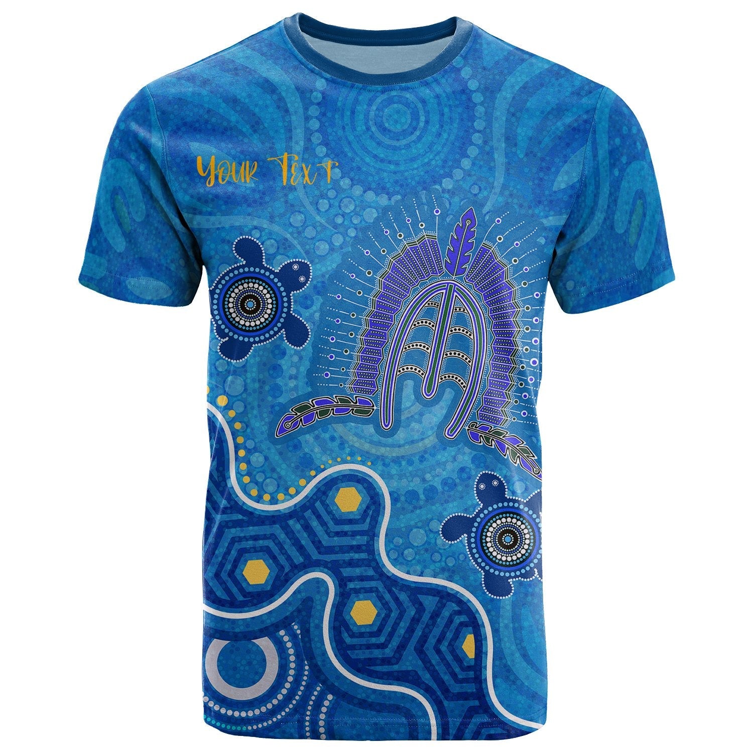 torres-strait-personalised-t-shirt-dhari-and-turtle-bn25