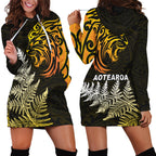 lion-maori-hoodie-dress-aotearoa-mix-silver-fern