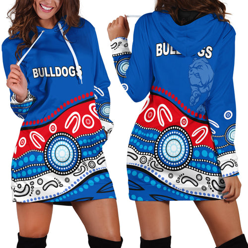 bulldogs-indigenous-hoodie-dress-western