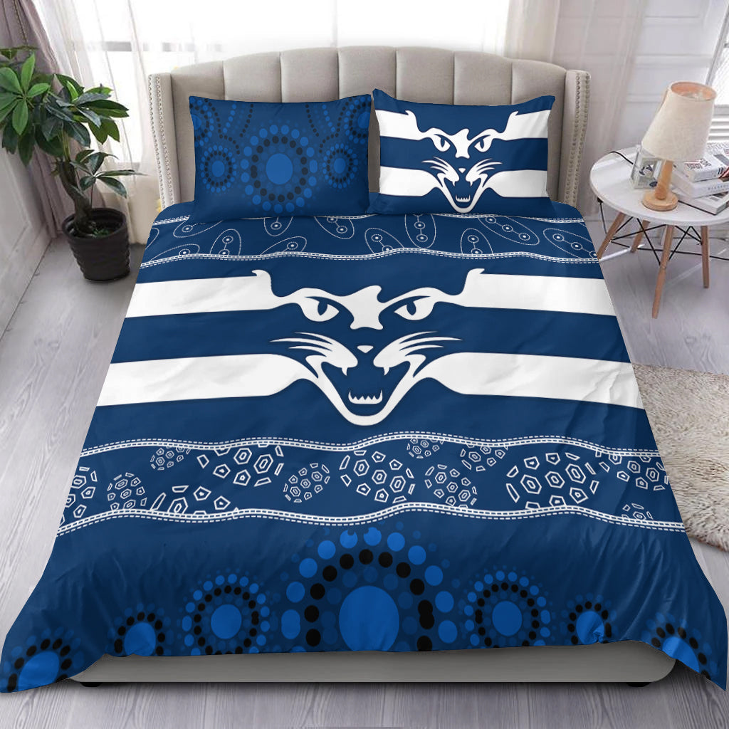 cats-indigenous-bedding-set-football-geelong