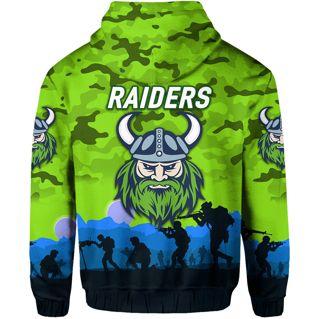 Canberra Raiders ANZAC 2022 Hoodie/ Zip Hoodie Simple Style LT8
