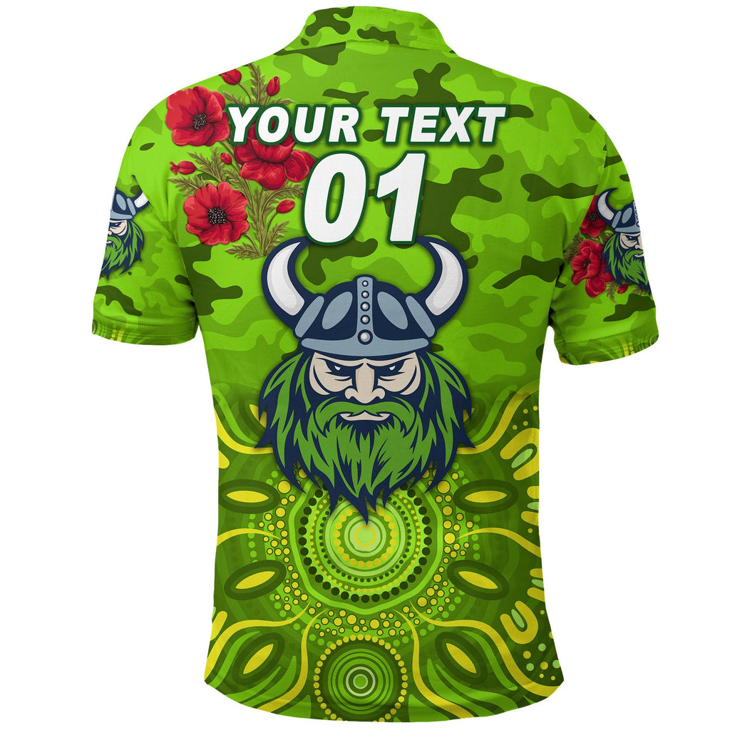 custom-personalised-canberra-raiders-anzac-2022-polo-shirt-indigenous-vibes