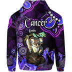 australian-astrology-zip-up-and-pullover-hoodie-cancer-koala-zodiac-aboriginal-vibes-purple