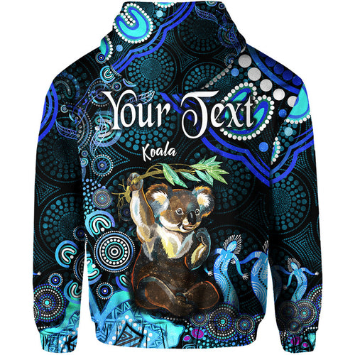 custom-personalised-australian-astrology-zip-up-and-pullover-hoodie-cancer-koala-zodiac-aboriginal-vibes-blue