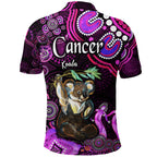 australian-astrology-polo-shirt-cancer-koala-zodiac-aboriginal-vibes-pink